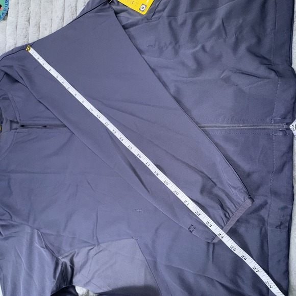 CARHARTT Women's 2XL Force Steel Blue liberty Zip Front Scrub Nursing Jacket NWT - Picture 7 of 10